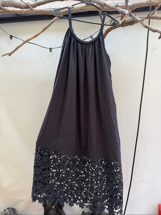 Tracy Evans Dresses & Skirts - Tracy Evans Black Braided Strap Dress